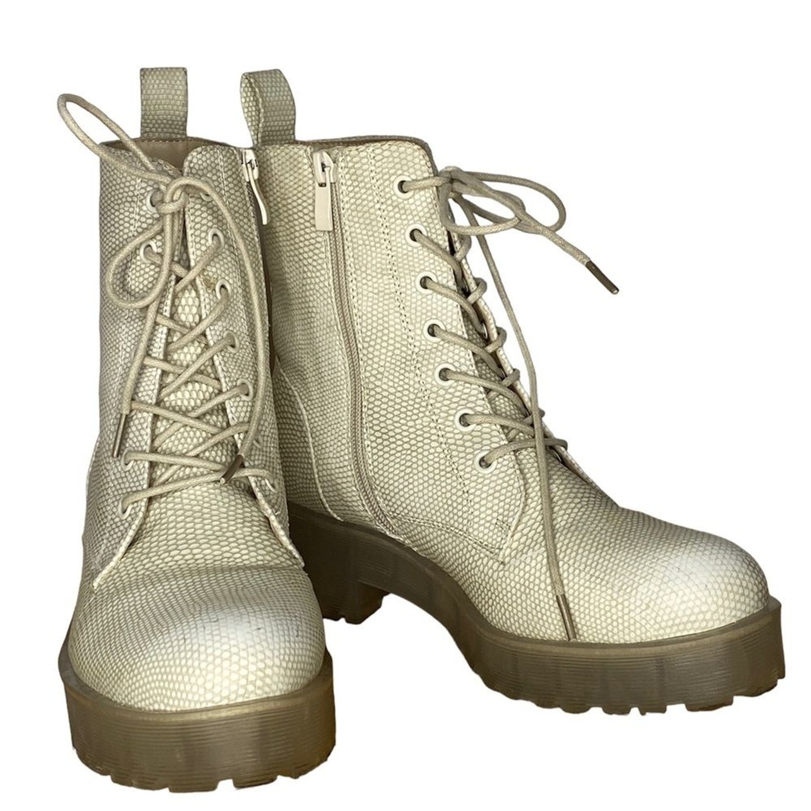Dirty Laundry Mazzy Combat Boot Chunky Lug Soley2k Streetwear Sz 7 1/2